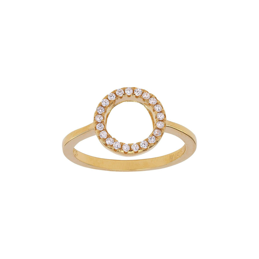 Forgyldt ring ANNANOR 10mm